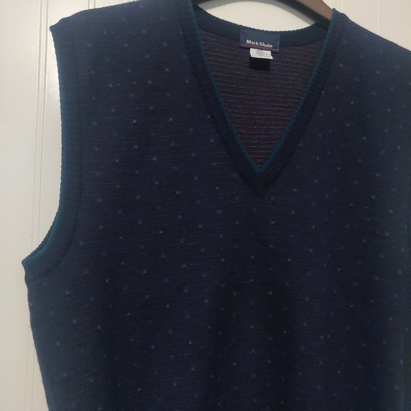 Vintage Mark Shale Wool Vest M - Picture 6 of 10
